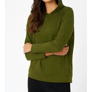 NEW FRENCH KYSS pullover hoodie in army